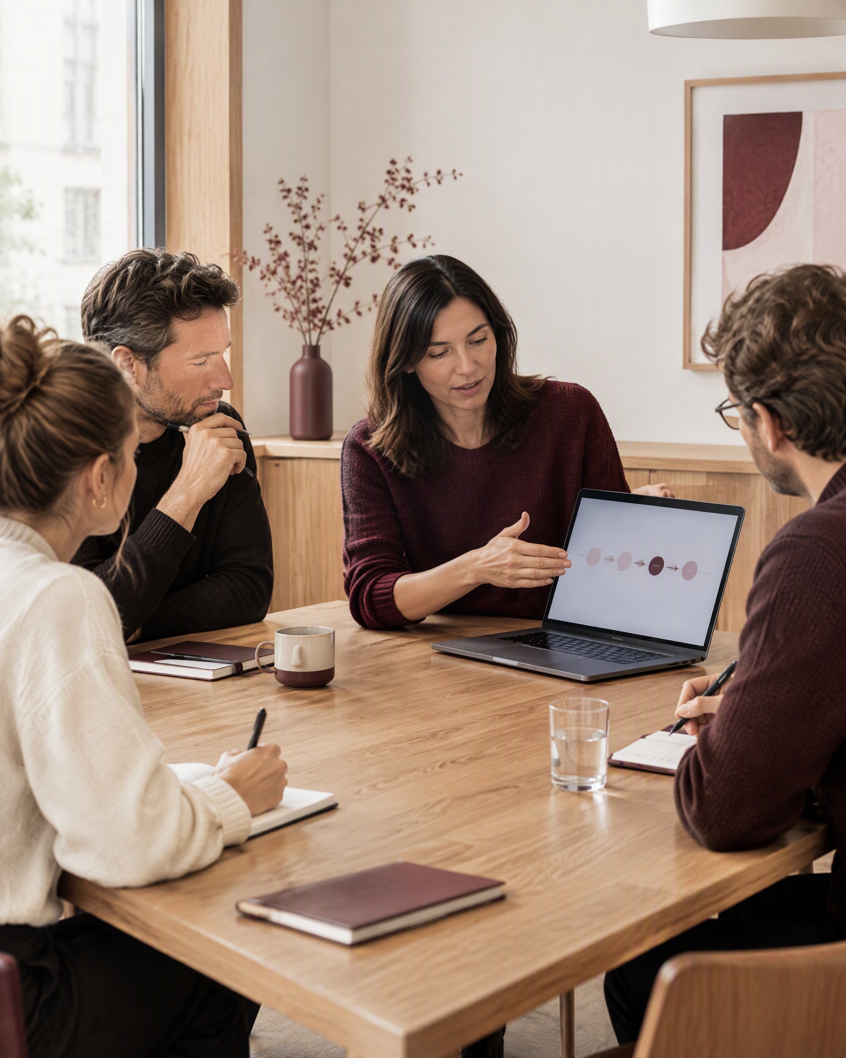 Team bei der Zusammenarbeit